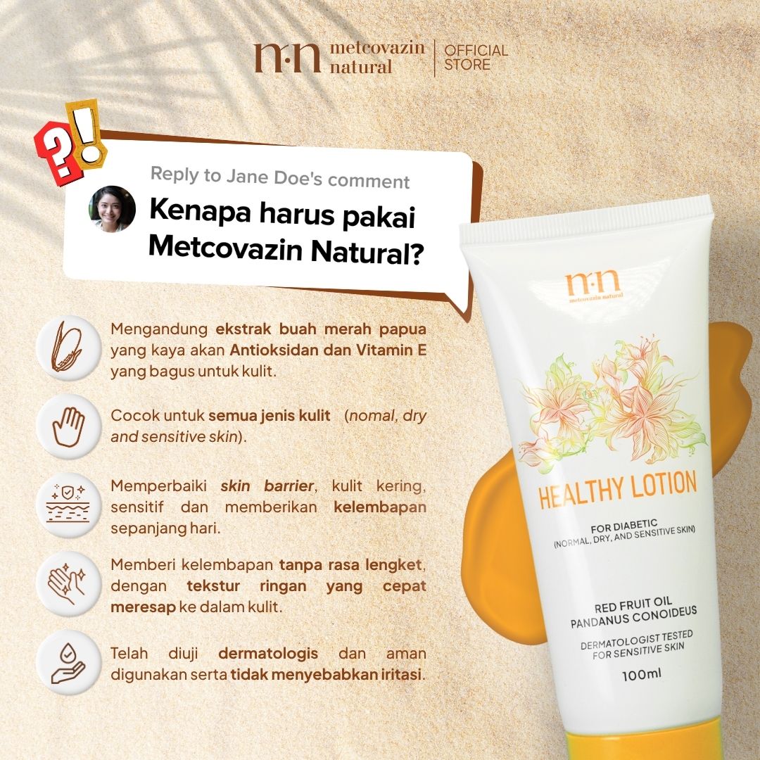 Metcovazin Natural Healthy Lotion